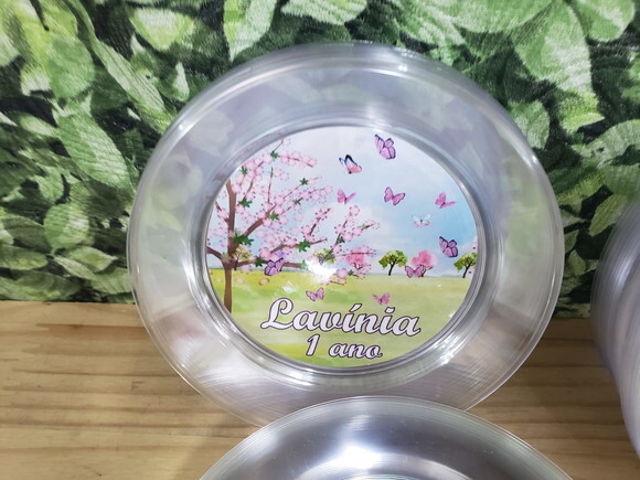 Jardim Prato Sobremesa Personalizado Pronta Entrega