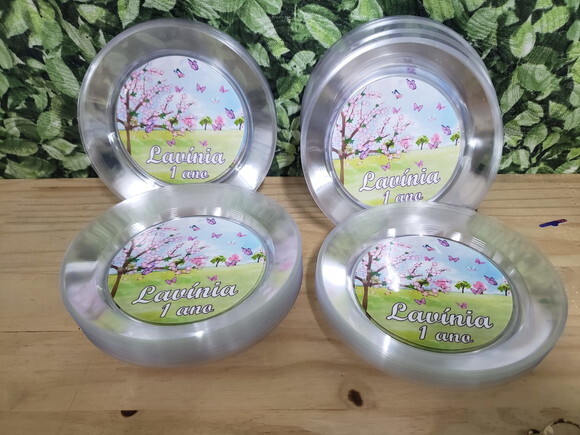 Jardim Prato Sobremesa Personalizado Pronta Entrega