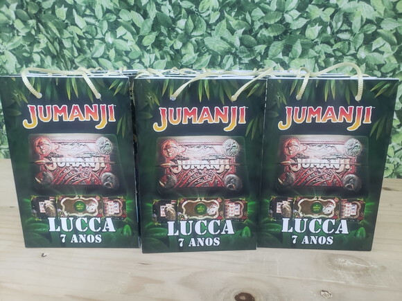 Jumanji Sacola Personalizada Pronta Entrega