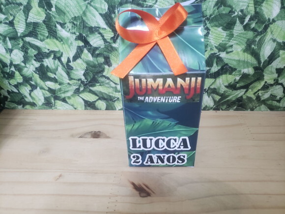 Jumanji Caixa Milk Personalizada Pronta Entrega