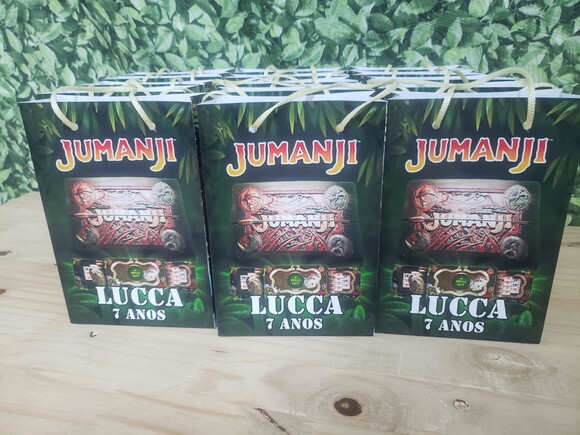 Jumanji Sacola Personalizada Pronta Entrega