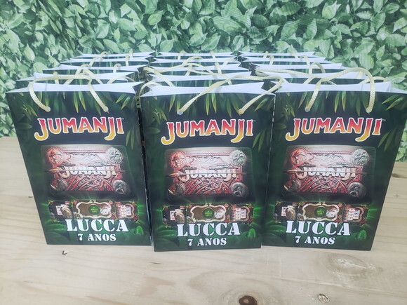 Jumanji Sacola Personalizada Pronta Entrega