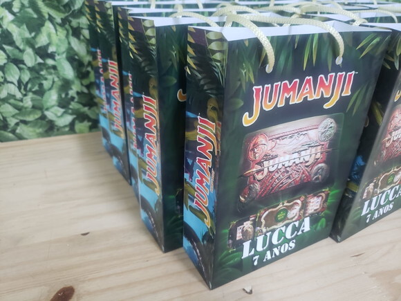 Jumanji Sacola Personalizada Pronta Entrega