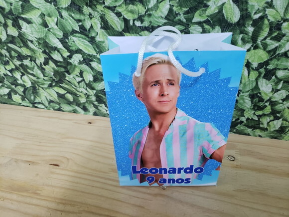 Ken Barbie Sacola Personalizada Pronta Entrega
