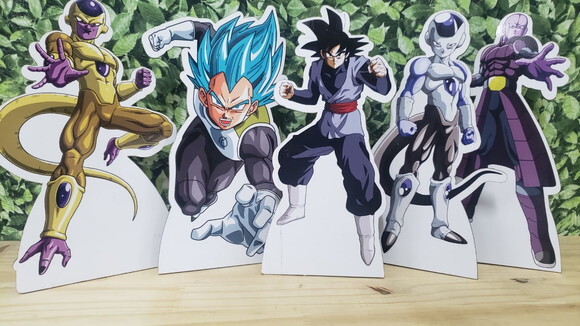 Kit Dragon Ball mdf 5 Peças