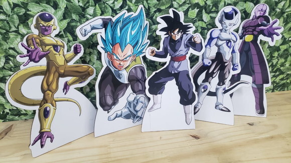Kit Dragon Ball mdf 5 Peças