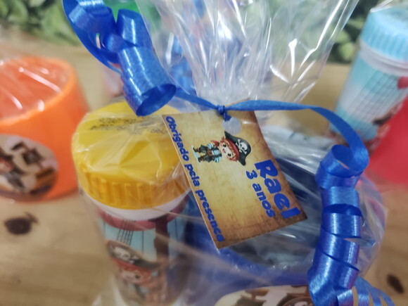 Kit Lembrancinha Personalizada Pirata Pronta Entrega