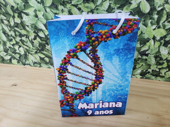 Laboratório Ciências Sacola Personalizada Pronta Entrega