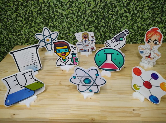 Laboratório de Ciências Kit de Mesa 10 Peças Pronta Entrega