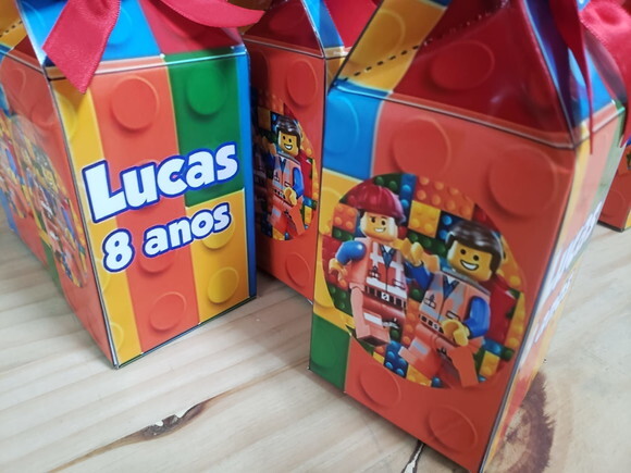 Lego Caixa Milk Personalizada Pronta Entrega