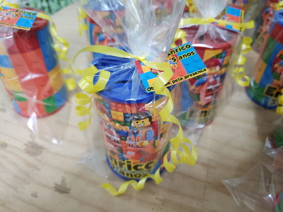 Lego Cofrinho Personalizado Já Embalado Pronta Entrega