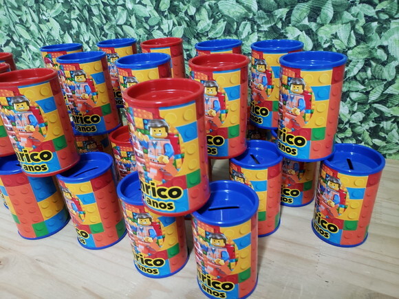 Lego Cofrinhos Personalizados Pronta Entrega