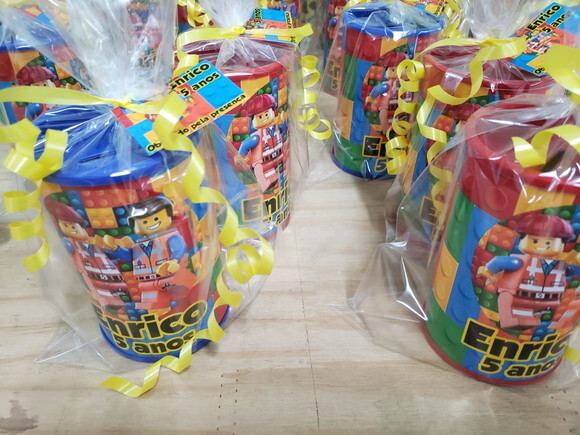 Lego Cofrinho Personalizado Já Embalado Pronta Entrega