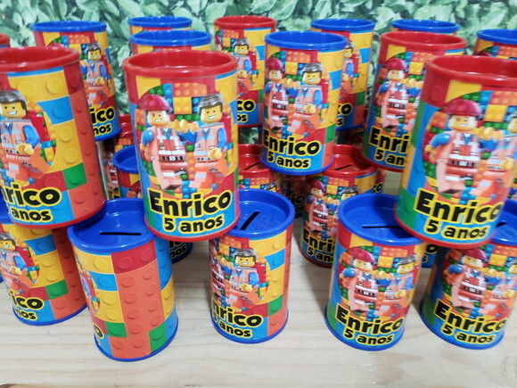 Lego Cofrinhos Personalizados Pronta Entrega