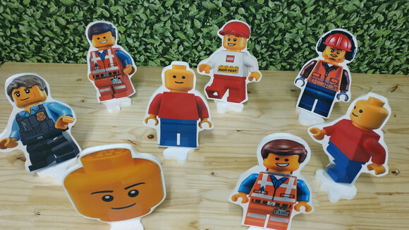 Lego Kit de Mesa Displays 8 Peças Pronta Entrega