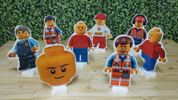 Lego Kit de Mesa Displays 8 Peças Pronta Entrega
