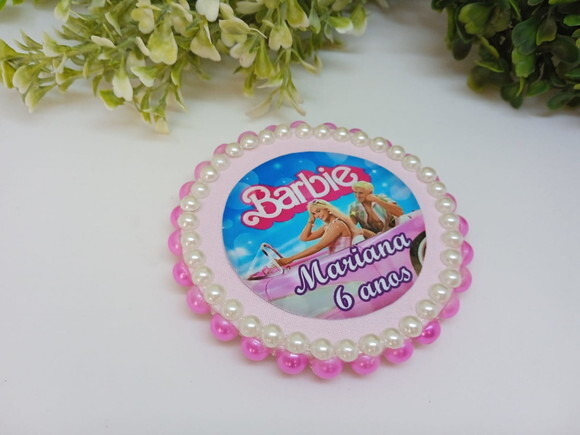 Lembrancinha Barbie Imã de Geladeira