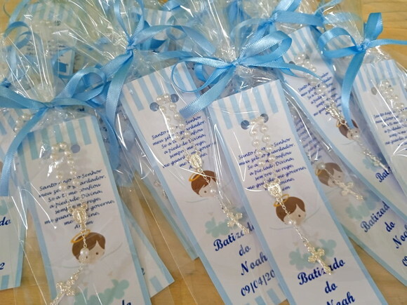 Lembrancinha Batizado Azul