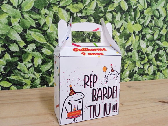 Lembrancinha Bento Flork Caixa Maleta