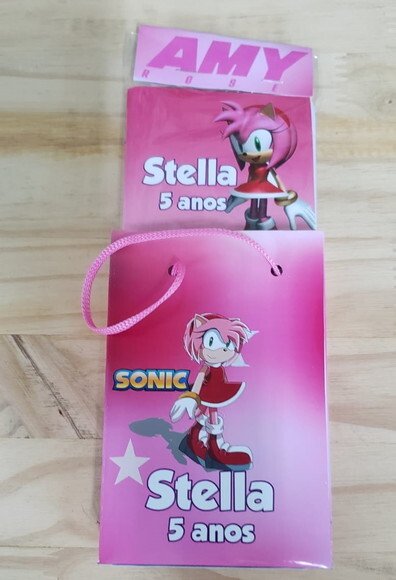 Lembrancinha Caderninho p/ Colorir + Sacolinha Personalizada
