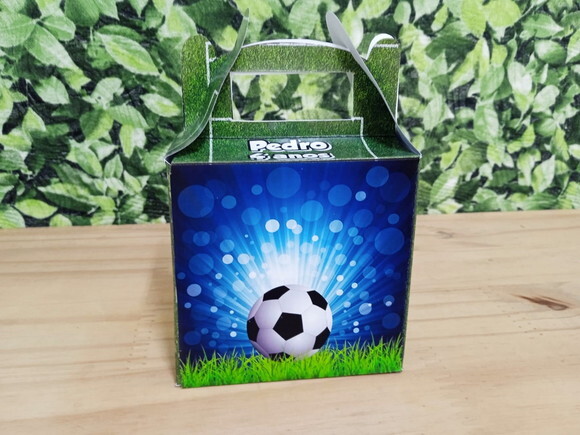 Lembrancinha Caixa Maleta Futebol