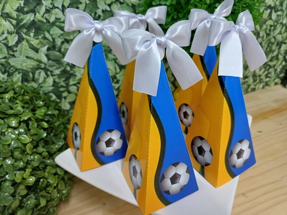 Lembrancinha Caixa Pirâmide Copa do Mundo