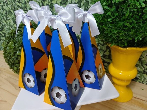 Lembrancinha Caixa Pirâmide Copa do Mundo