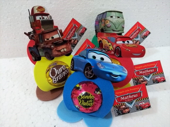 Lembrancinha Carros Personalizada