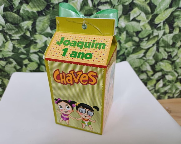 Lembrancinha Chaves Caixa Milk