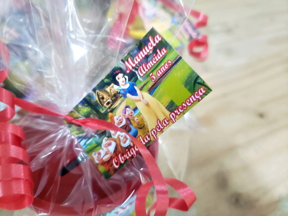 Lembrancinha Cofrinho Branca de Neve Já Embalados