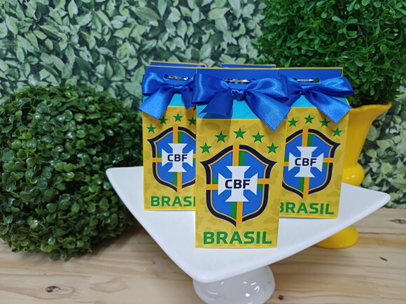 Lembrancinha Copa do Mundo Caixa Milk Personalizada