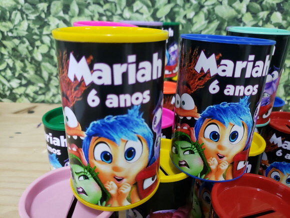 Lembrancinha Divertidamente Cofrinho Personalizado