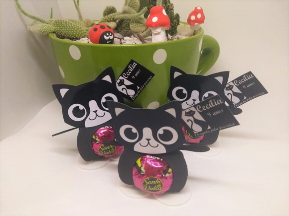 Lembrancinha Gato Preto