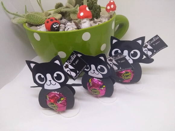 Lembrancinha Gato Preto