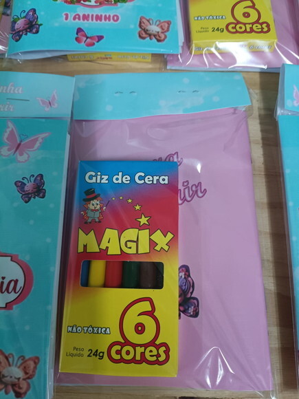 Lembrancinha Gemeas Caderninho Colorir Personalizados