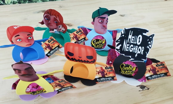 Lembrancinha Hello Neighbor