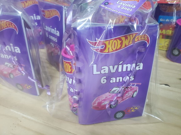 Lembrancinha Kit Hot Wheels Personalizado