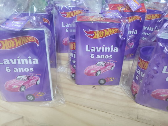 Lembrancinha Kit Hot Wheels Personalizado