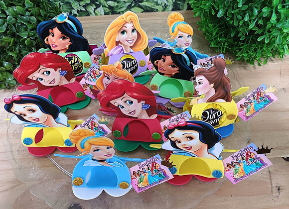 Lembrancinha Princesas Porta Bombons