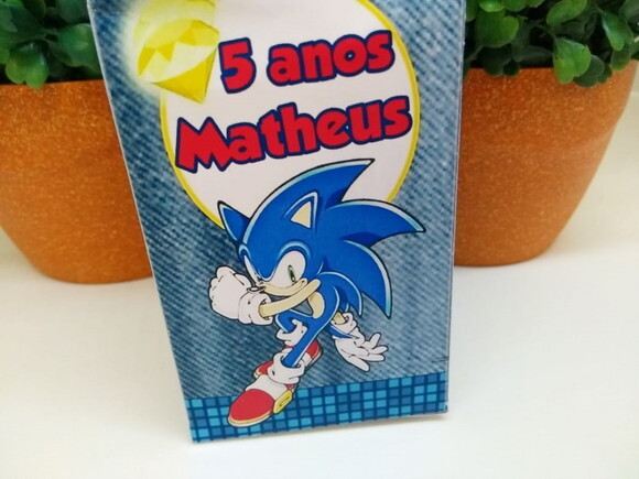 Lembrancinha Sonic