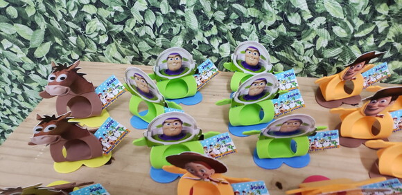 Lembrancinha Toy Story Porta Bombom Personalizado