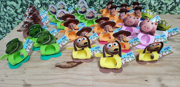 Lembrancinha Toy Story Porta Bombom Personalizado