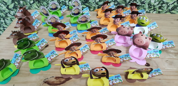 Lembrancinha Toy Story Porta Bombom Personalizado