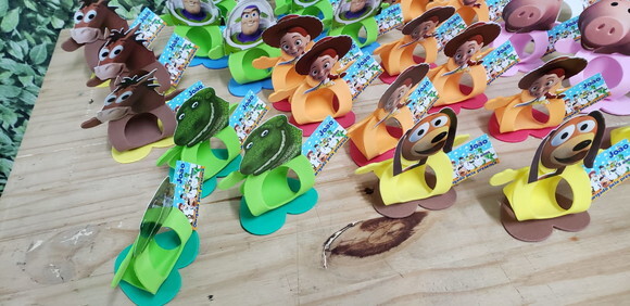 Lembrancinha Toy Story Porta Bombom Personalizado
