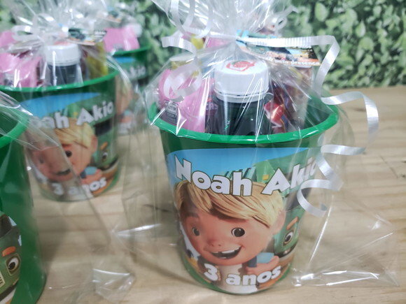 Lembrancinha Zé Coleta Kit Cinema Pronta Entrega