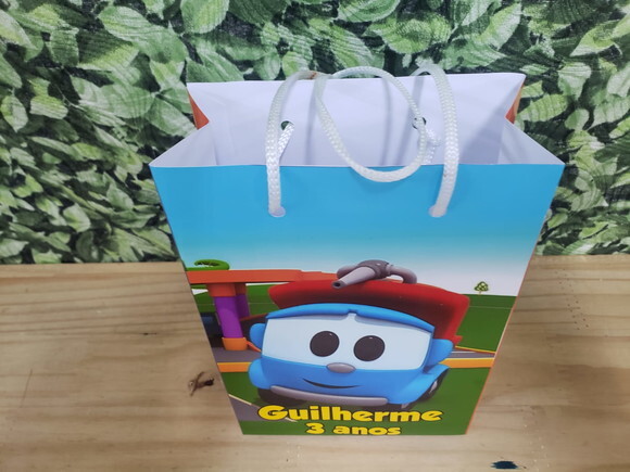 Leo Caminhão Sacola Personalizada Pronta Entrega