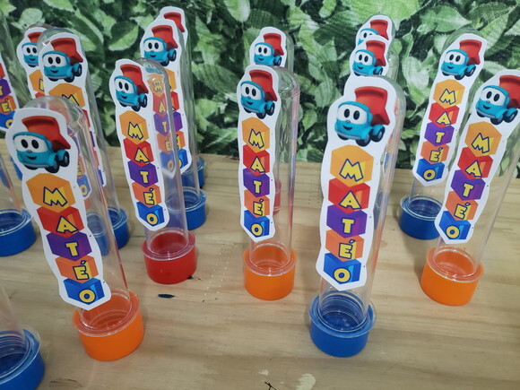 Leo Caminhão Tubetes Personalizados Pronta Entrega