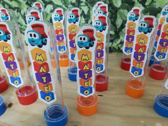 Leo Caminhão Tubetes Personalizados Pronta Entrega