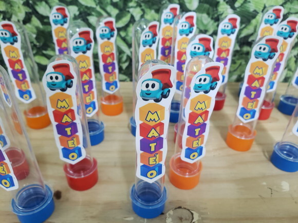 Leo Caminhão Tubetes Personalizados Pronta Entrega