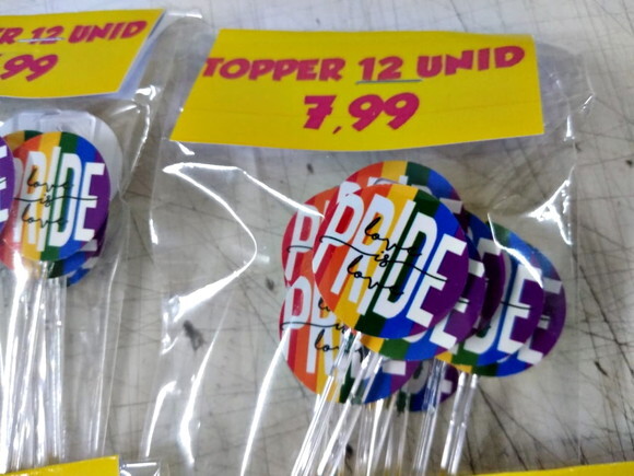 Lgbt Topper para Docinhos 36 Unidades